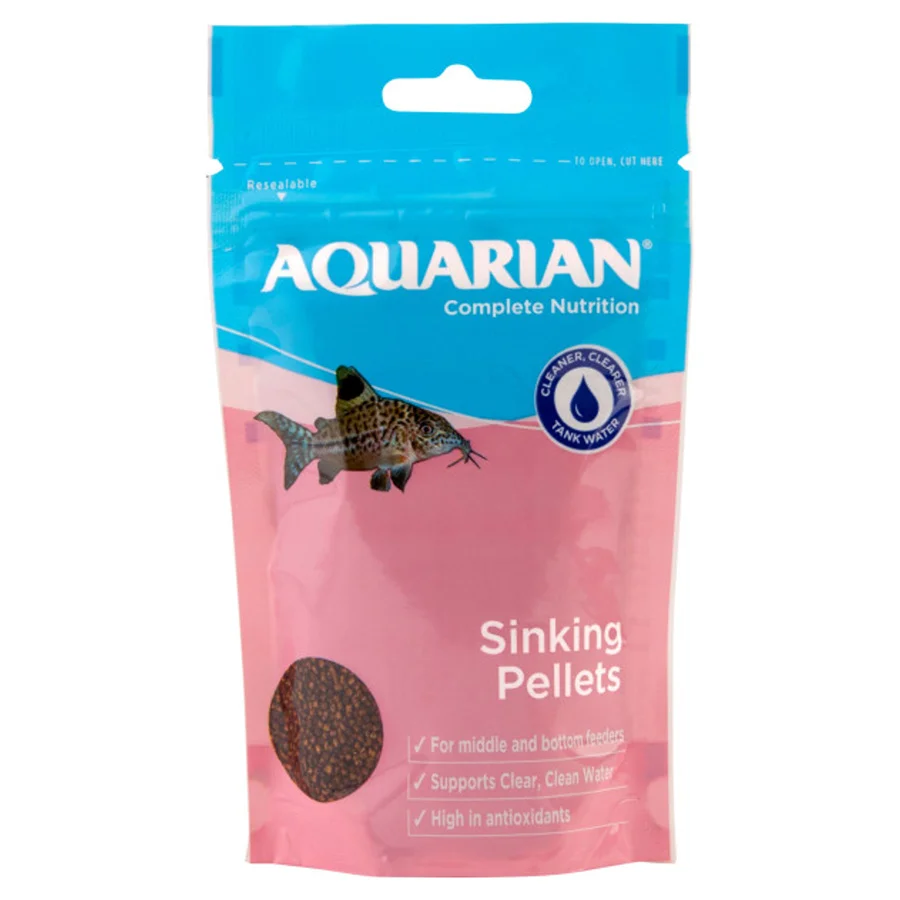 Stylish Aquarian Complete Nutrition Sinking Pellets 284g High-Performance