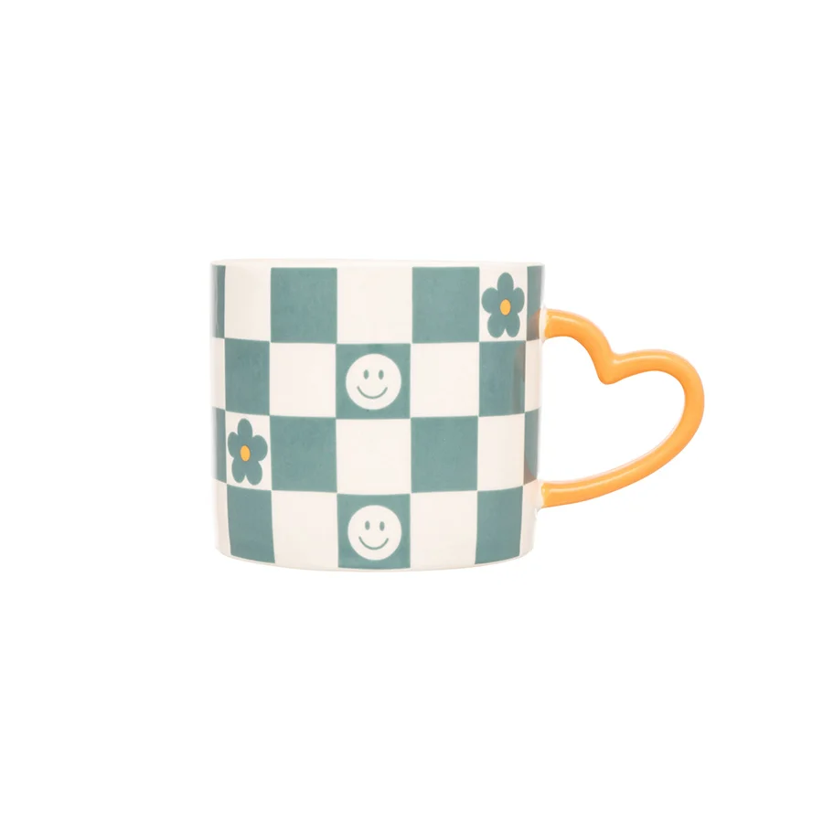 Responsible Pawsome Paws Boutique Checkerboard Mug Outstanding