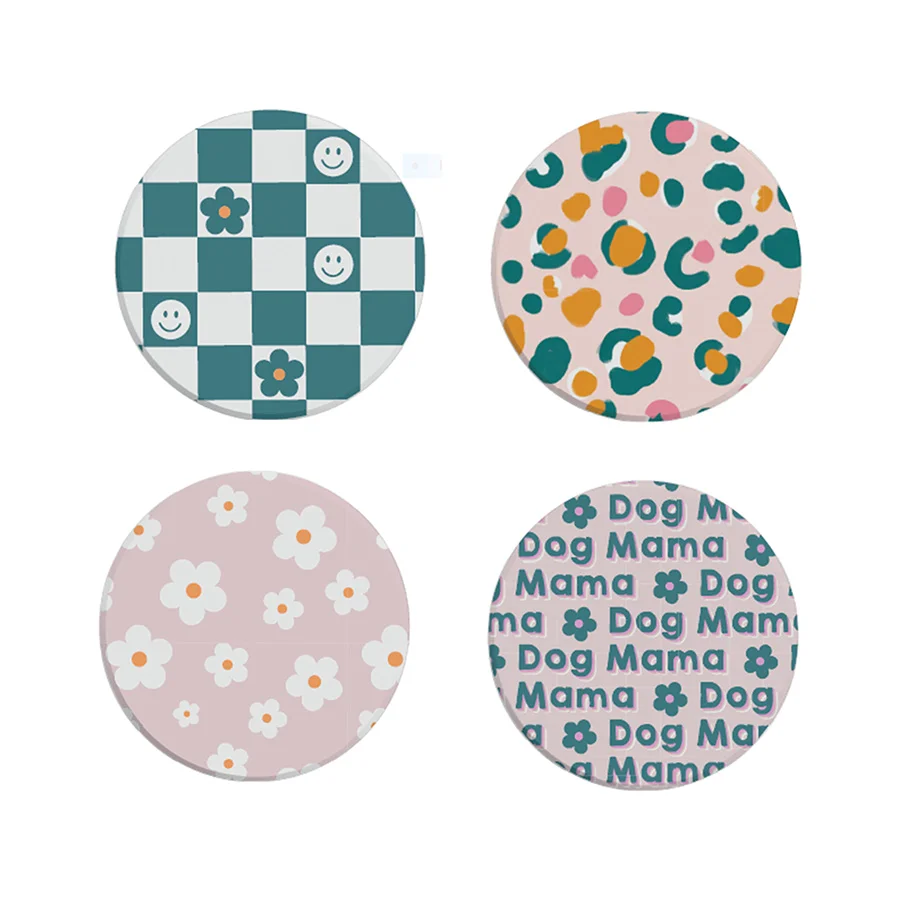 Selected Pawsome Paws Boutique Ceramic Coasters 4 Pack Professional