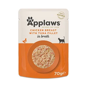 Reliable Applaws Natural Wet Adult Cat Food Chicken Breast with Tuna Fillet in Broth Healthy