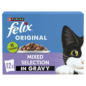Innovative Felix Mixed Selection in Gravy Wet Adult Cat Food 12 x 85g High-Performance