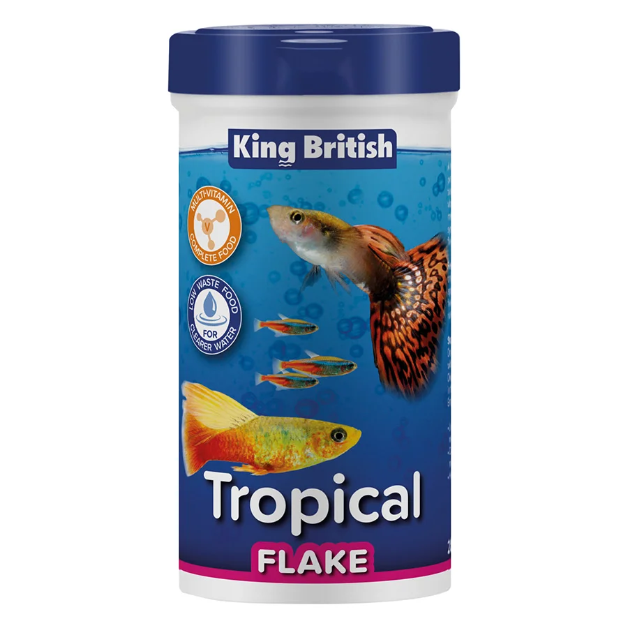 Durable King British Tropical Fish Flake Food Outstanding