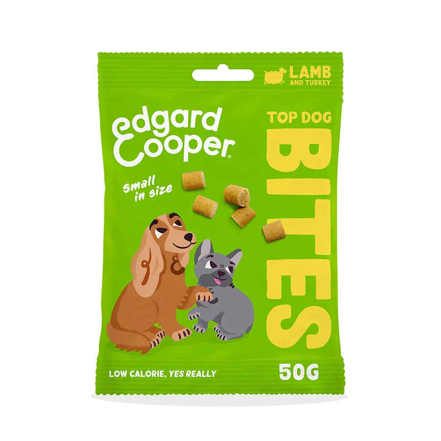 Natural Edgard Cooper Dog Treat Small Bites Lamb 50g Smart