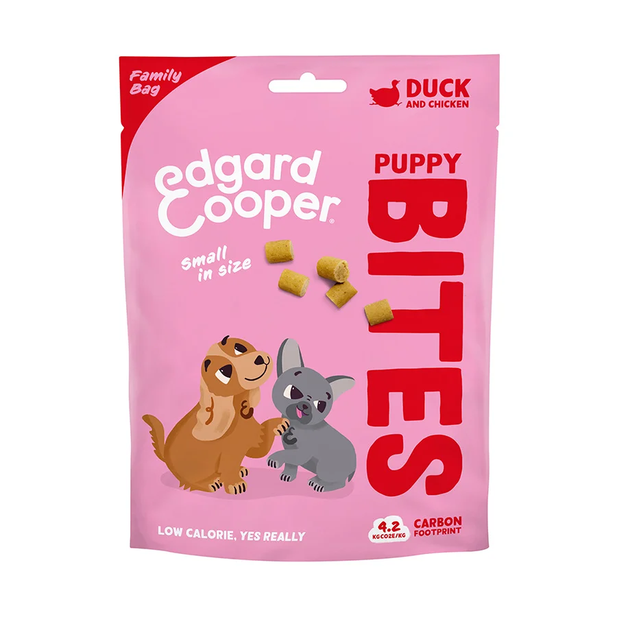 Innovative Edgard Cooper Puppy Treat Small Bites Duck Family Pack 120g Enhanced