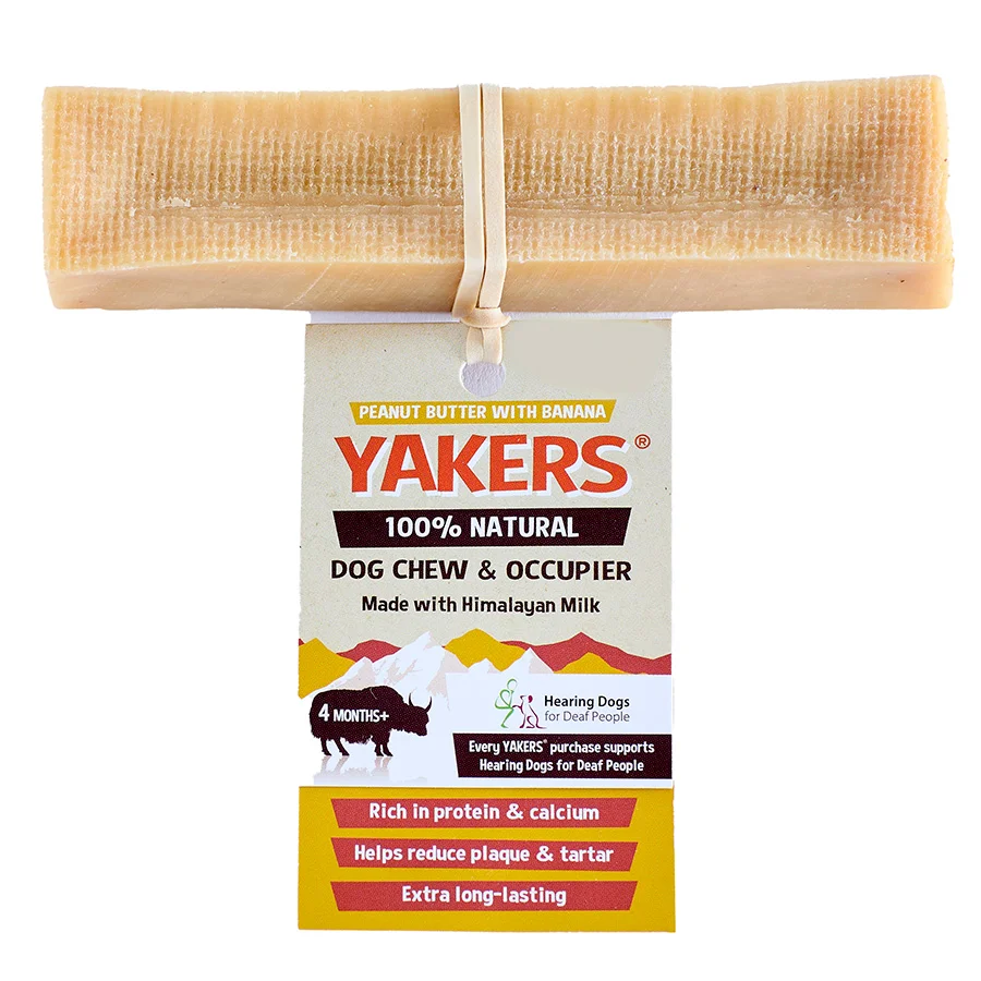 Fast Yakers Dog Chew Treat Peanut Butter Banana Innovative