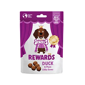 Safe Denzel x27 s Little Gems Rewards Dog Treats Duck Plum Official