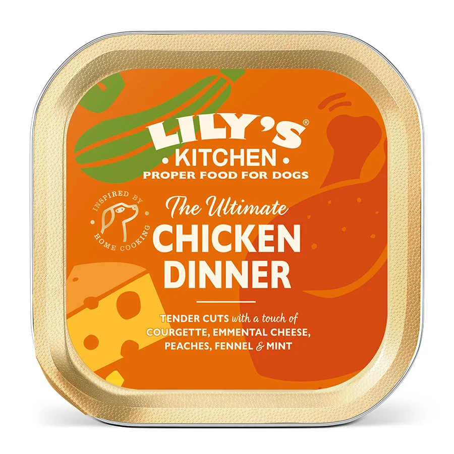 Advanced Lily x27 s Kitchen The Dinner Adult Wet Dog Food Chicken 150g Exclusive