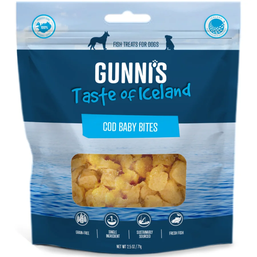 Powerful Gunni x27 s Cod Baby Bites Dog Treats 85g Specialty