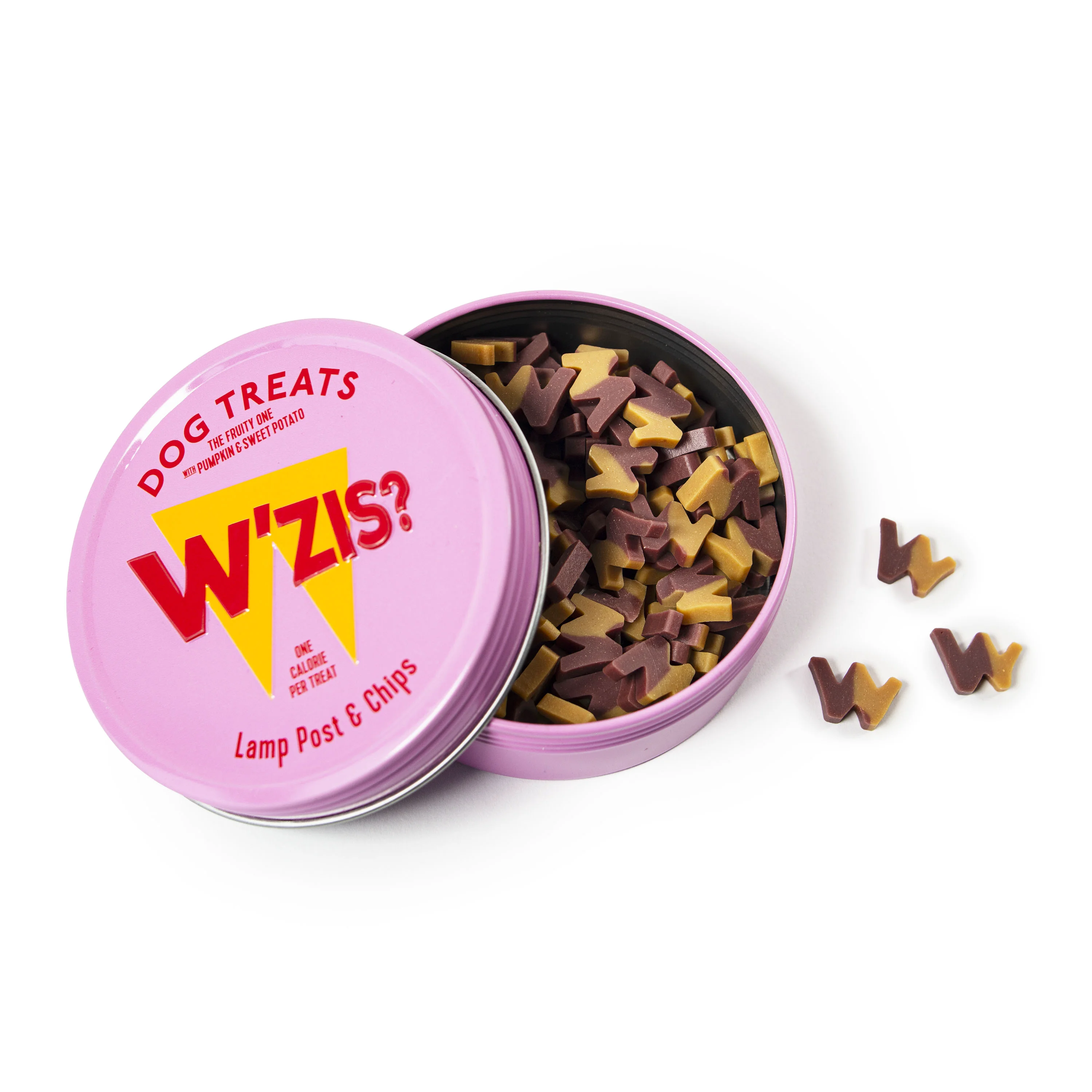Authentic W x27 ZIS Lamp Post Chips Dog Treats Tin 50g High-Quality