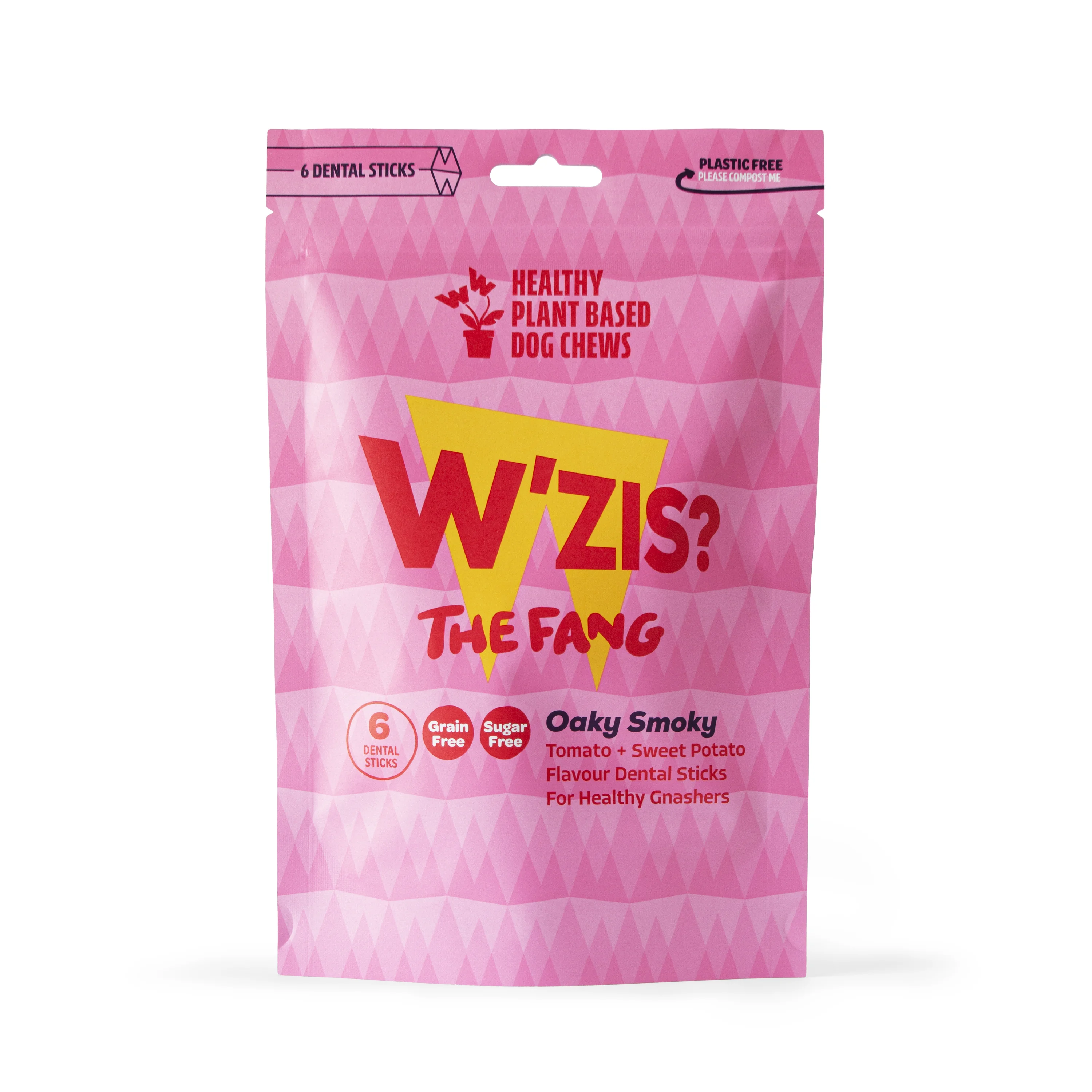 Enhanced W x27 ZIS Smoky Fang Healthy Dog Dental Sticks x6 125g Comfortable