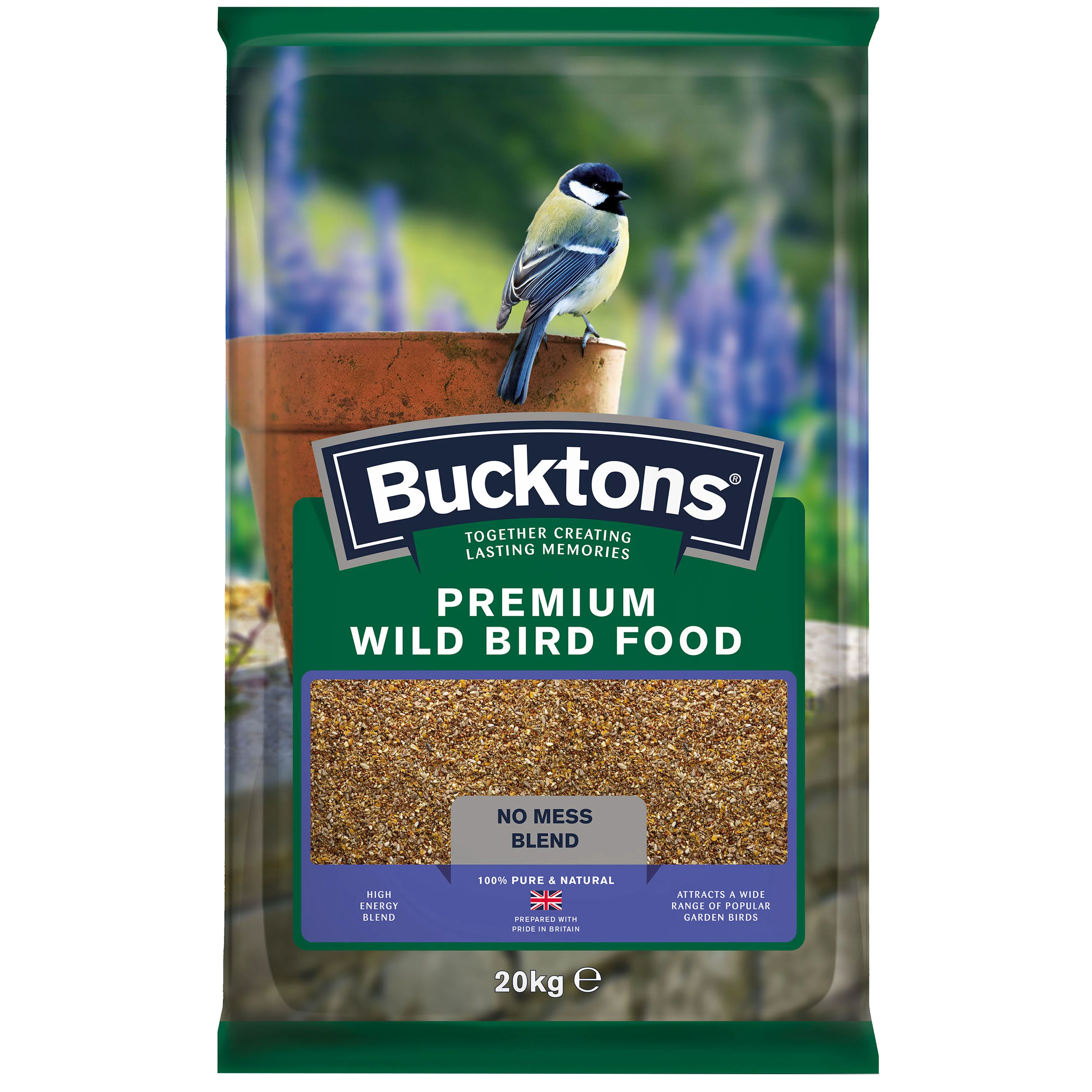 First-Class Bucktons Premium Wild Bird Food 20kg Original