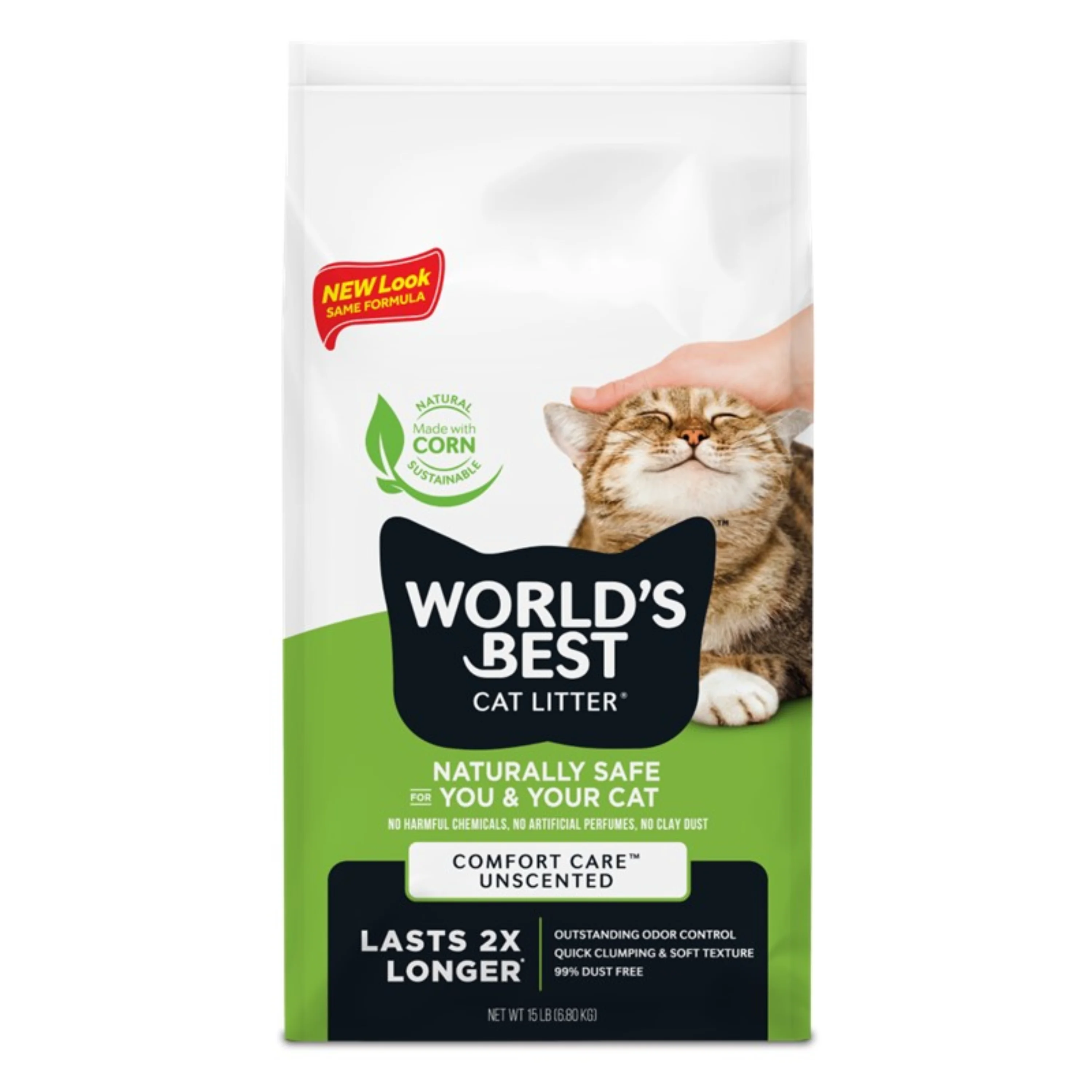 Modern World x27 s Cat Litter Quick Clumping Comfort Care Unscented 6.8kg Fashionable