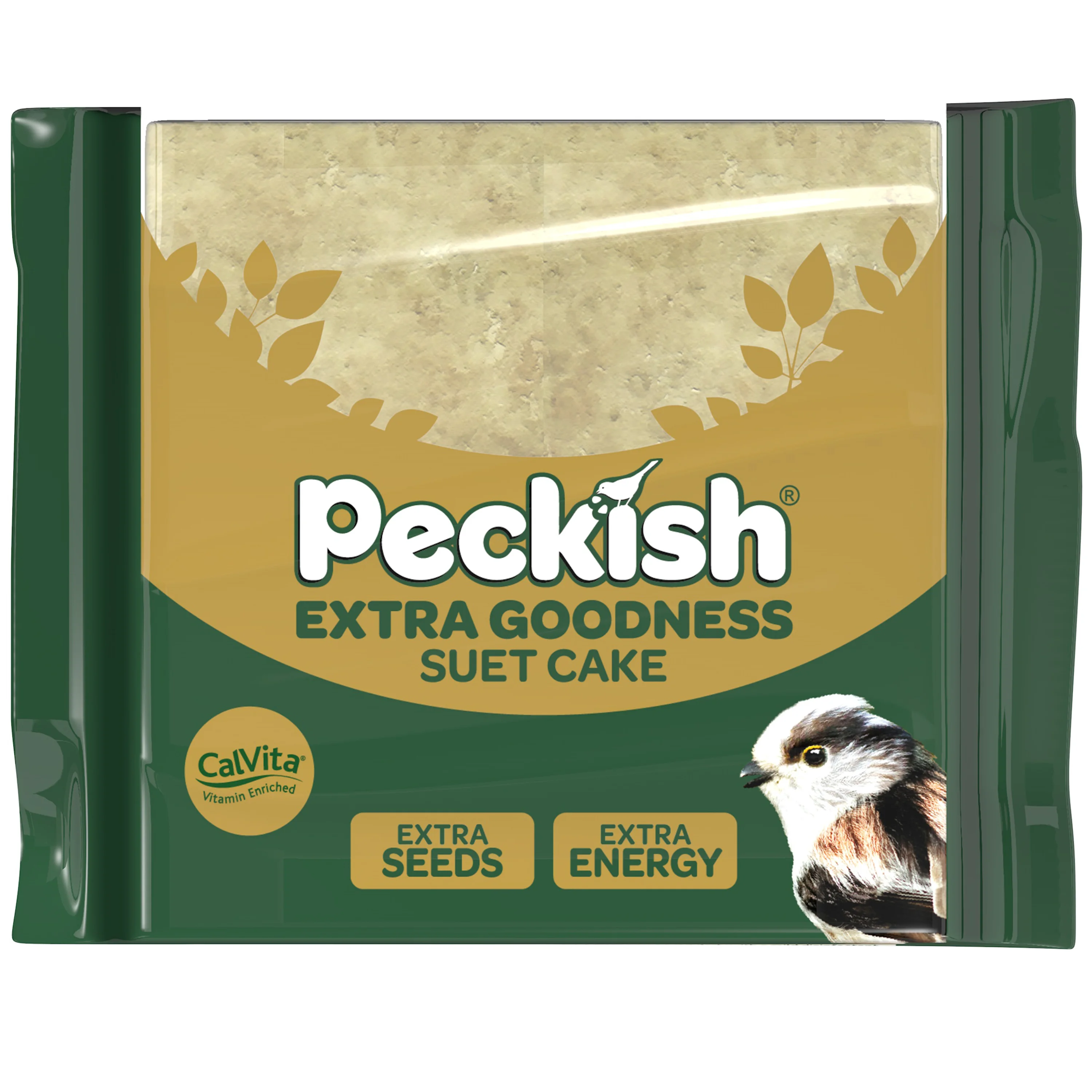 Exceptional Peckish Extra Goodness Wild Bird Suet Cake 300g Lightweight