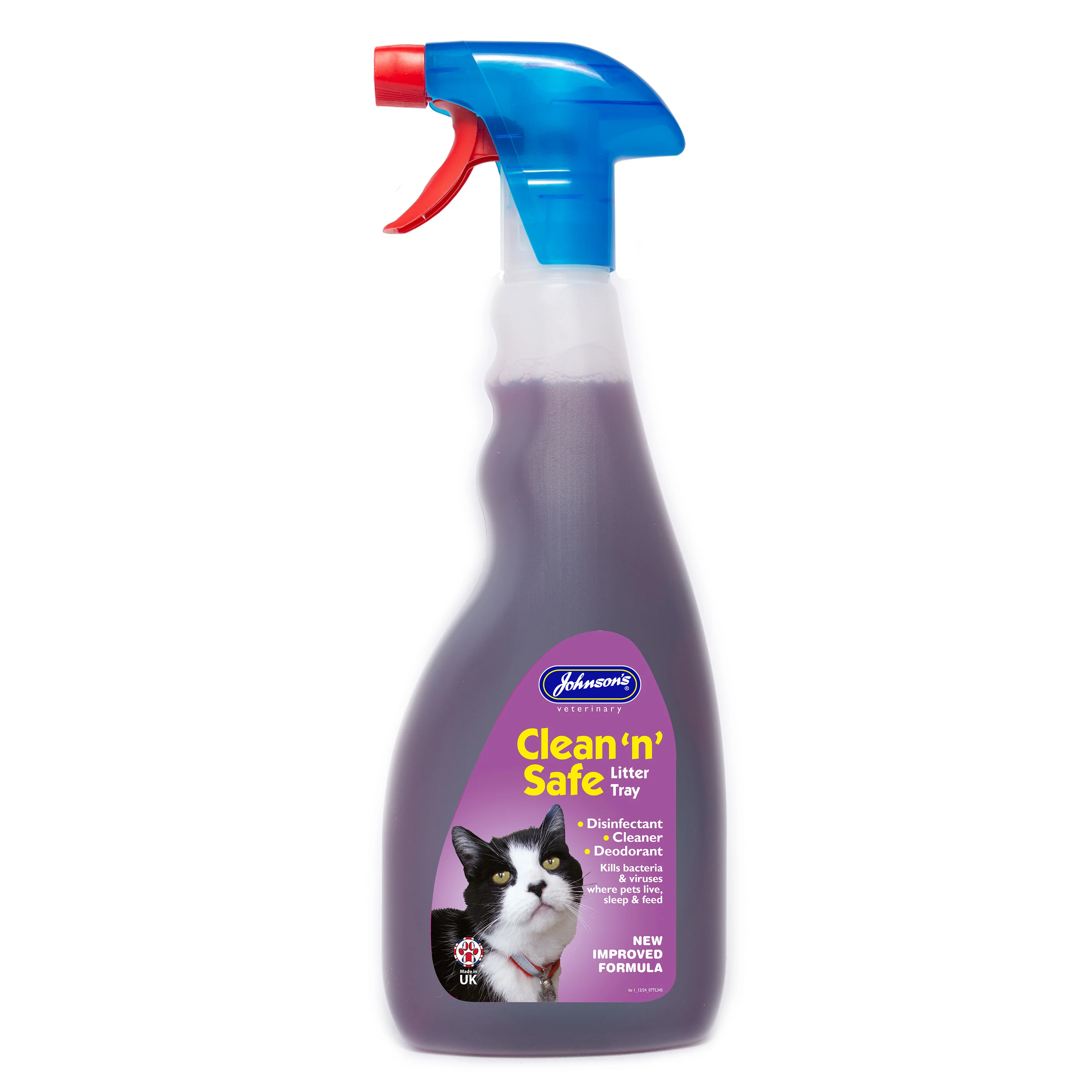 Exclusive Johnson x27 s Clean x27 n x27 Safe Disinfectant Spray for Cat Litter Tray 500ml Comfortable